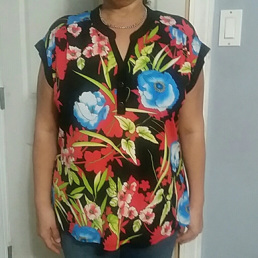 Diana Belle Hawaiian Blouse Shirt